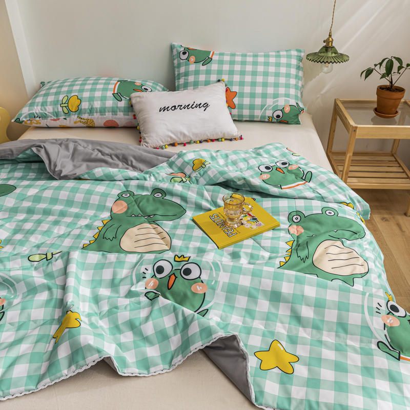 Summer Cotton Rainbow Flower Quilt Cover Set - Multiple Sizes & Styles