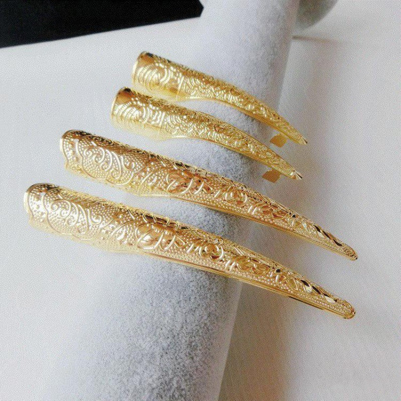 Nail Cover Fake Long Nails - Court Style, Multiple Sizes