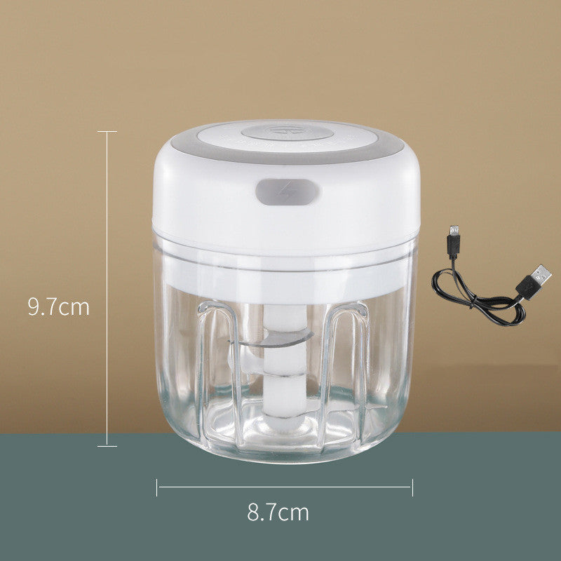 Electric Garlic Crusher and Mincer - Compact & Easy to Use Kitchen Tool