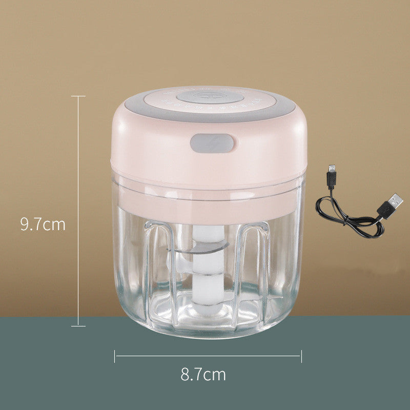 Electric Garlic Crusher and Mincer - Compact & Easy to Use Kitchen Tool