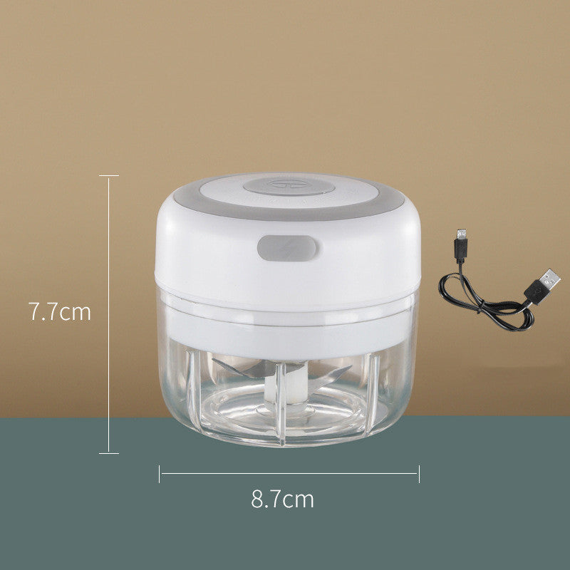 Electric Garlic Crusher and Mincer - Compact & Easy to Use Kitchen Tool