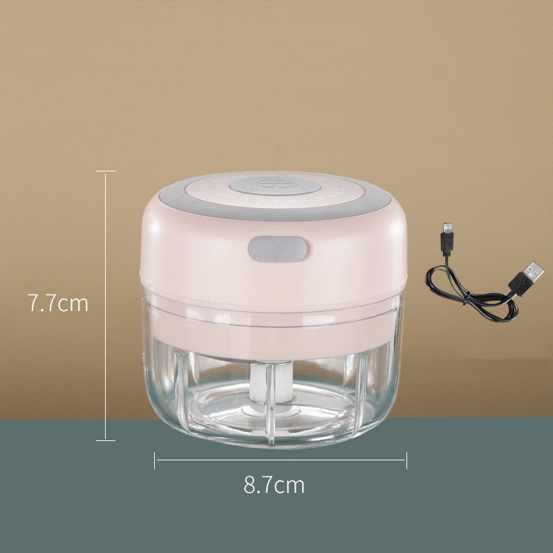 Electric Garlic Crusher and Mincer - Compact & Easy to Use Kitchen Tool