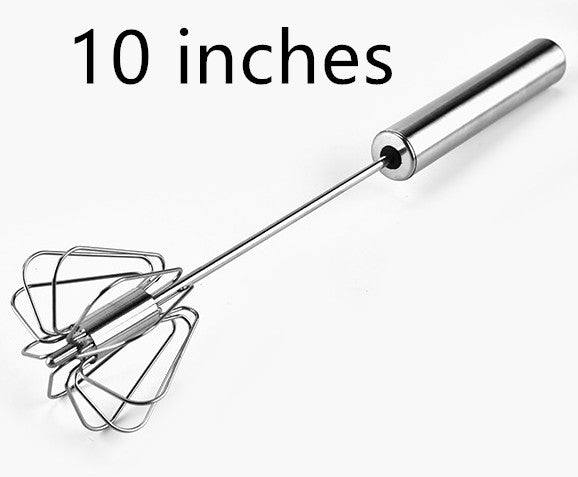 Stainless Steel Egg Beater Handheld Kitchen Tool - Semi Automatic, Easy to Use