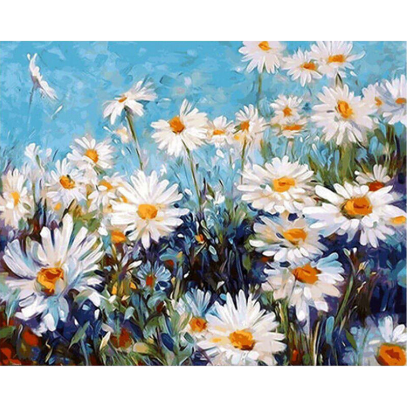 Abstract Oil Painting for Living Room & Bedroom Decor 40x50cm - CJ