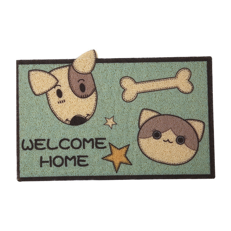 Cute Cartoon Door Mat Non-Slip Absorbent Carpet for Bedroom Bathroom Home