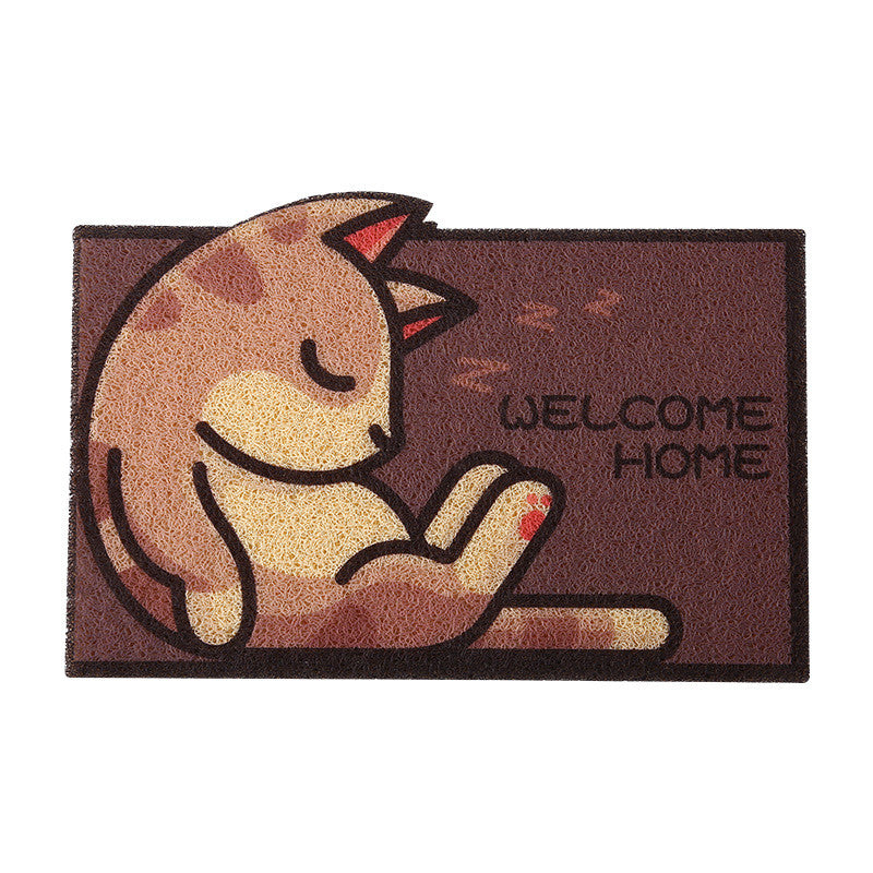 Cute Cartoon Door Mat Non-Slip Absorbent Carpet for Bedroom Bathroom Home