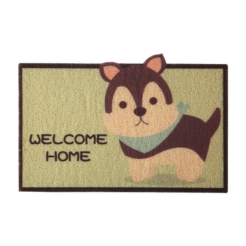 Cute Cartoon Door Mat Non-Slip Absorbent Carpet for Bedroom Bathroom Home