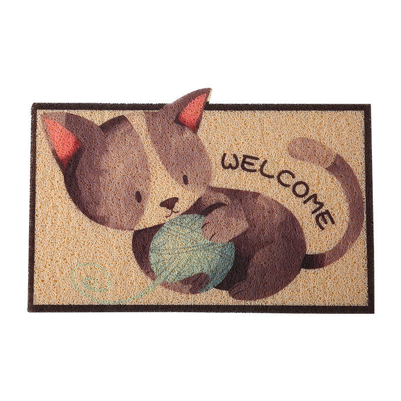 Cute Cartoon Door Mat Non-Slip Absorbent Carpet for Bedroom Bathroom Home