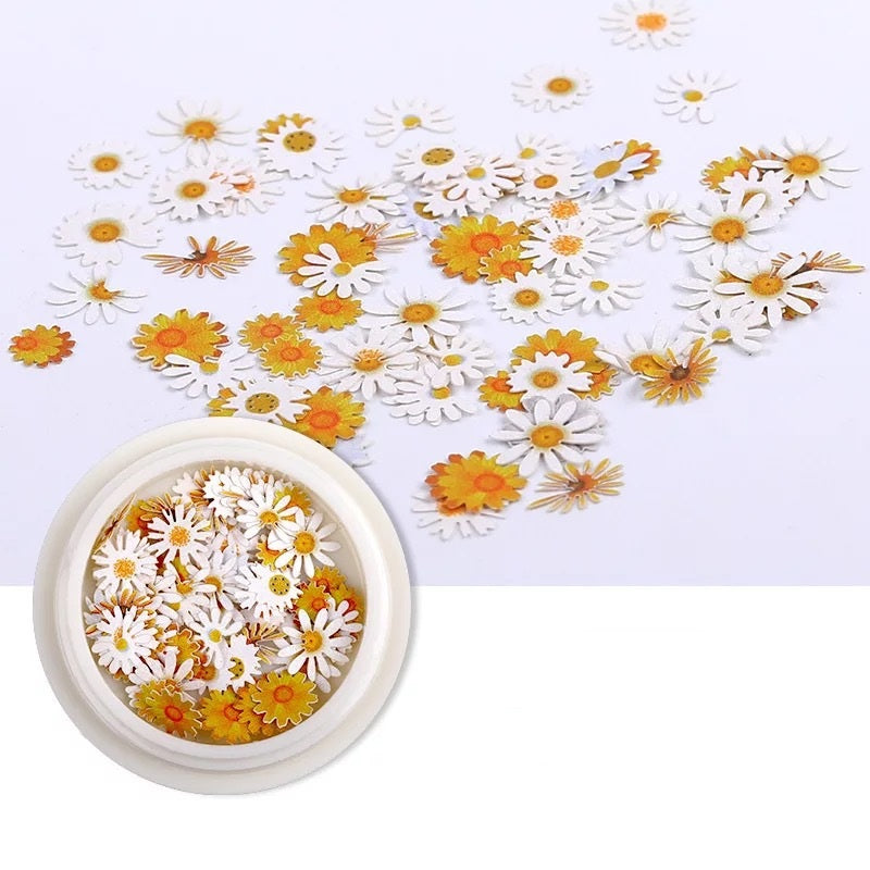Nail Art Flower Decal Sheets 18 Color Flower Stickers for Manicure - 50 Pieces