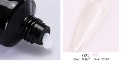 Nail Art Extension Glue 15ml Quick Adhesive for Nail Extensions - Multiple Colors