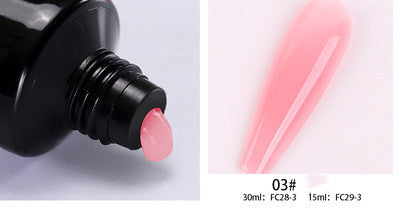 Nail Art Extension Glue 15ml Quick Adhesive for Nail Extensions - Multiple Colors