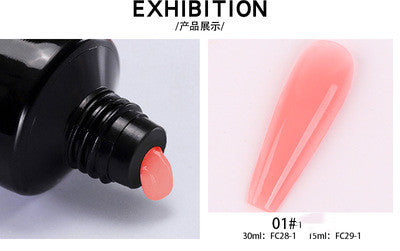 Nail Art Extension Glue 15ml Quick Adhesive for Nail Extensions - Multiple Colors