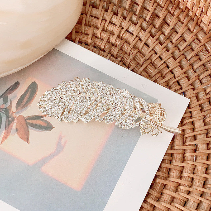 Hair Clip Hairpin - Alloy A-Word Styling Clip