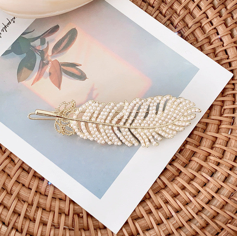 Hair Clip Hairpin - Alloy A-Word Styling Clip
