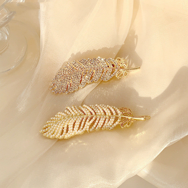 Hair Clip Hairpin - Alloy A-Word Styling Clip