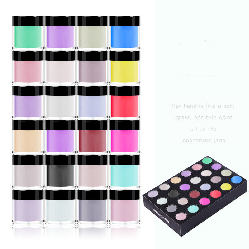 Crystal Nail Art Powder Set Multiple Colors Nail Art Kit for Manicure