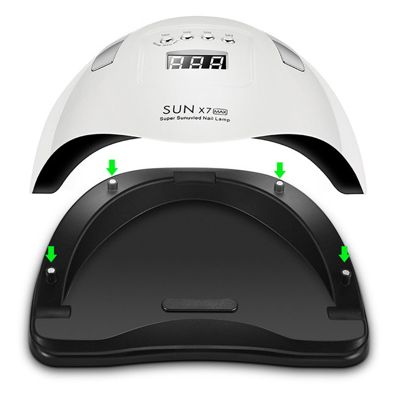 High-Power Portable Nail Phototherapy Machine 180W Dual Light Source