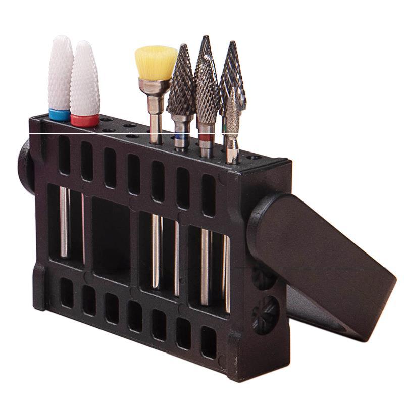 Nail Art & Tool Organizer Display Base Pen Holder for Polishing Machines
