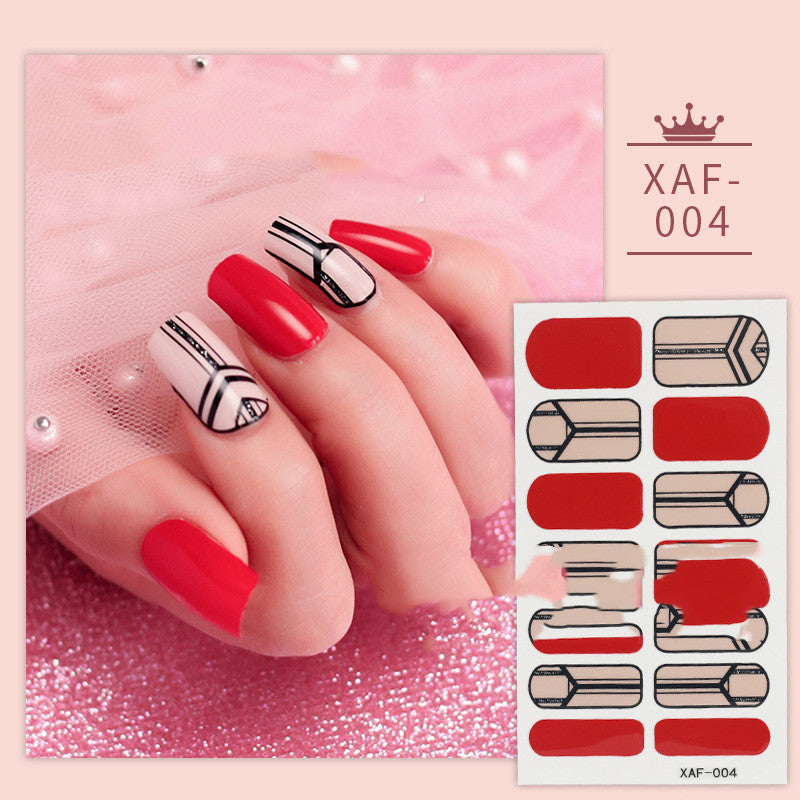 Nail Art Diamond Nail Stickers Set - Assorted Styles for Manicure Decoration