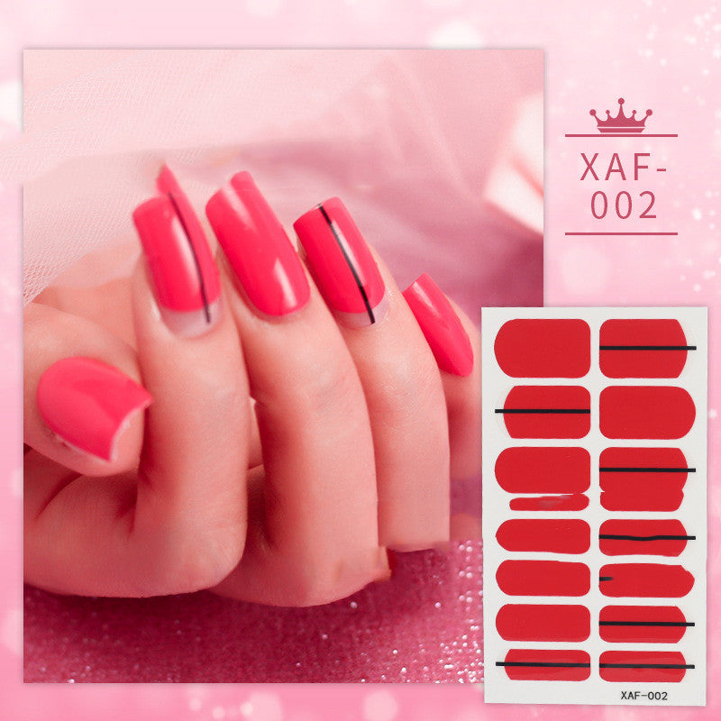 Nail Art Diamond Nail Stickers Set - Assorted Styles for Manicure Decoration