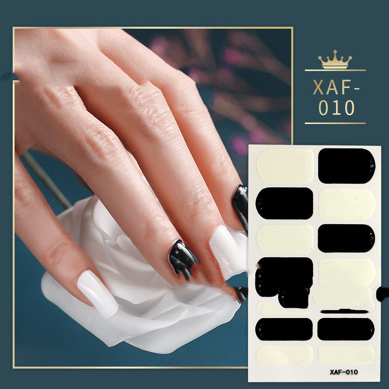 Nail Art Diamond Nail Stickers Set - Assorted Styles for Manicure Decoration