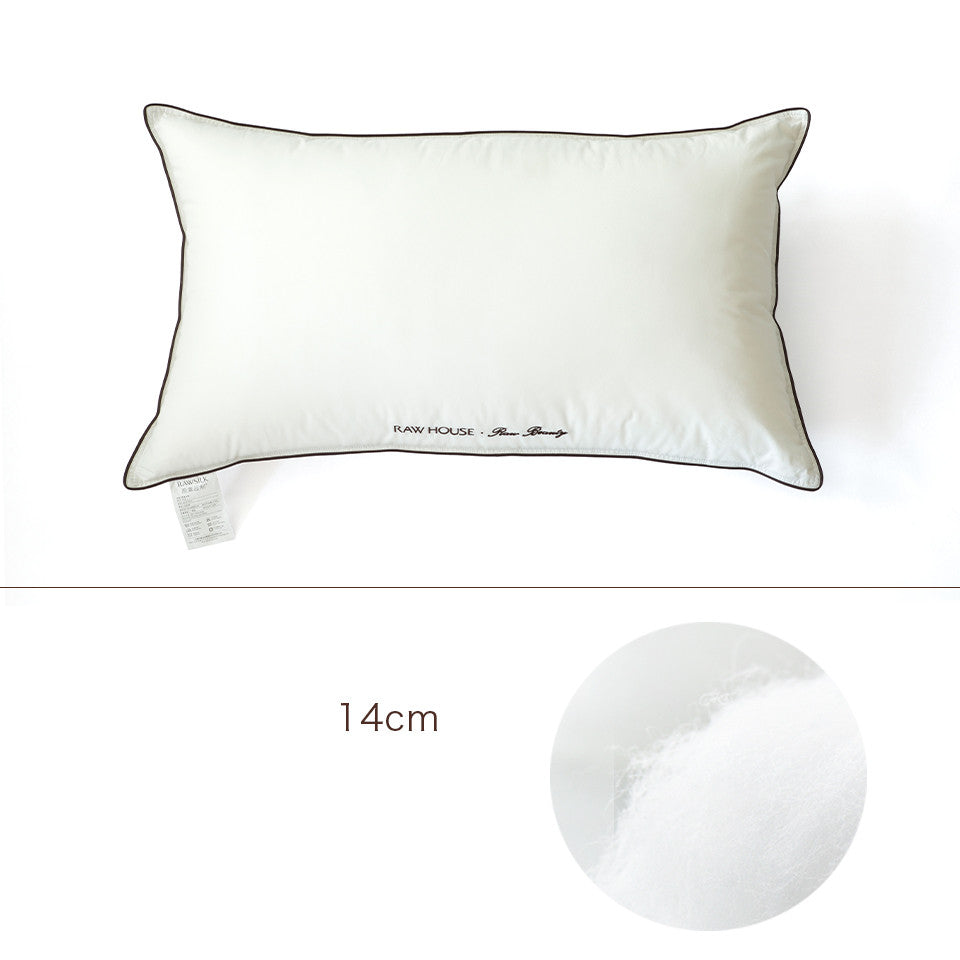 Household Neck Pillow Protector - Soft Breathable Cotton, Single