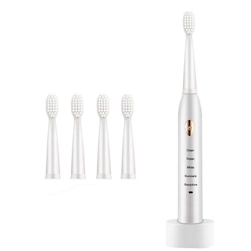 Ultrasonic Electric Face Cleaner - Waterproof Sonic Brush with Multiple Gears