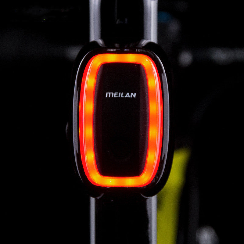 Wireless Bicycle Rear Light with Remote Control - Black