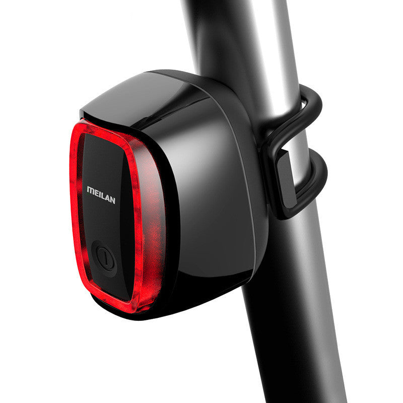 Wireless Bicycle Rear Light with Remote Control - Black