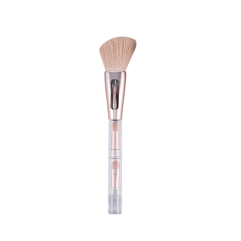 Four-In-One Portable Makeup Brush Set with Multiple Styles - Eye, Blush, Face