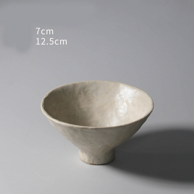 Hand-Squeezed Ceramic Dinner Plate Set - Irregular Shape & Personalized Design