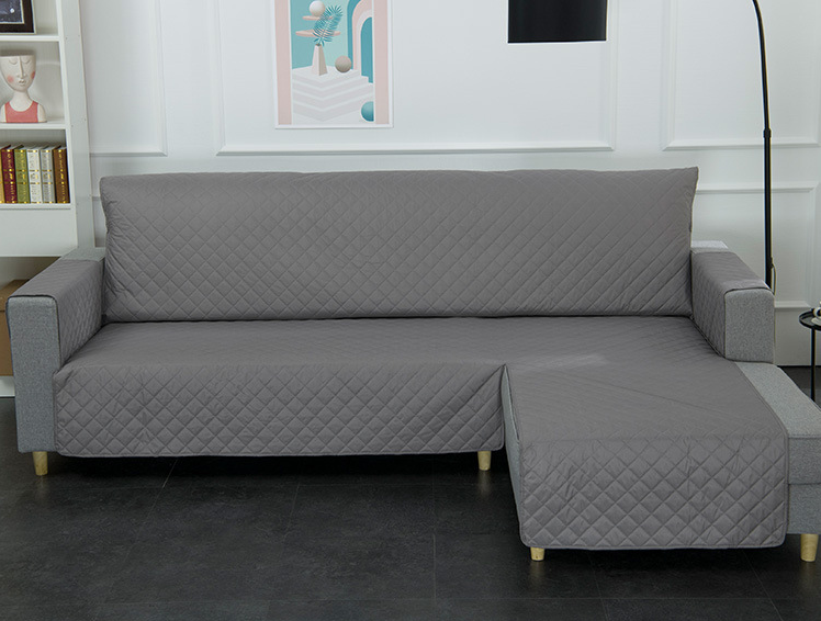 Pet Sofa Cushion Cover All Seasons Non-Stick Hair Washable Anti-Fouling Gray