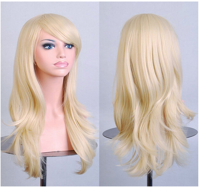 Cosplay Long Straight Wig - Multiple Colors