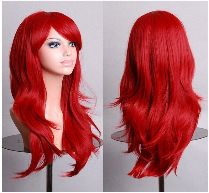Cosplay Long Straight Wig - Multiple Colors