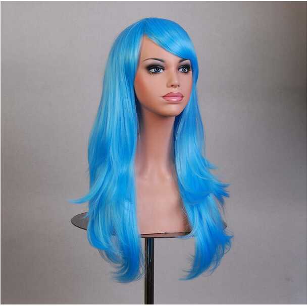 Cosplay Long Straight Wig - Multiple Colors