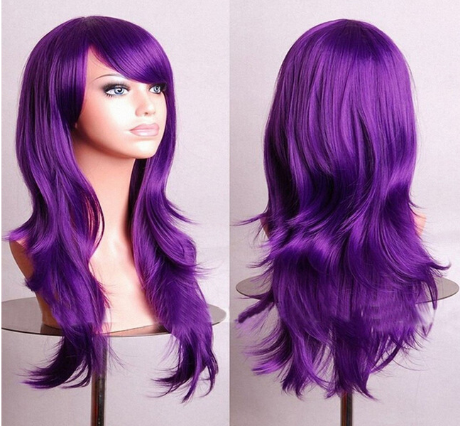 Cosplay Long Straight Wig - Multiple Colors
