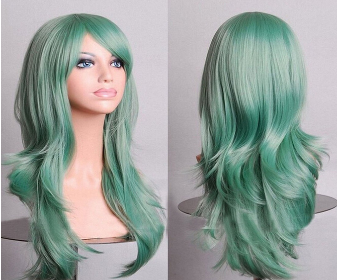 Cosplay Long Straight Wig - Multiple Colors