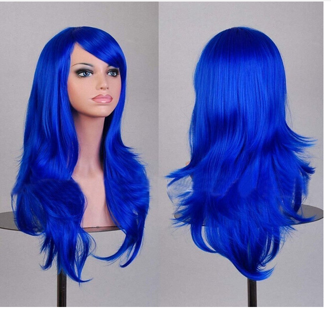 Cosplay Long Straight Wig - Multiple Colors