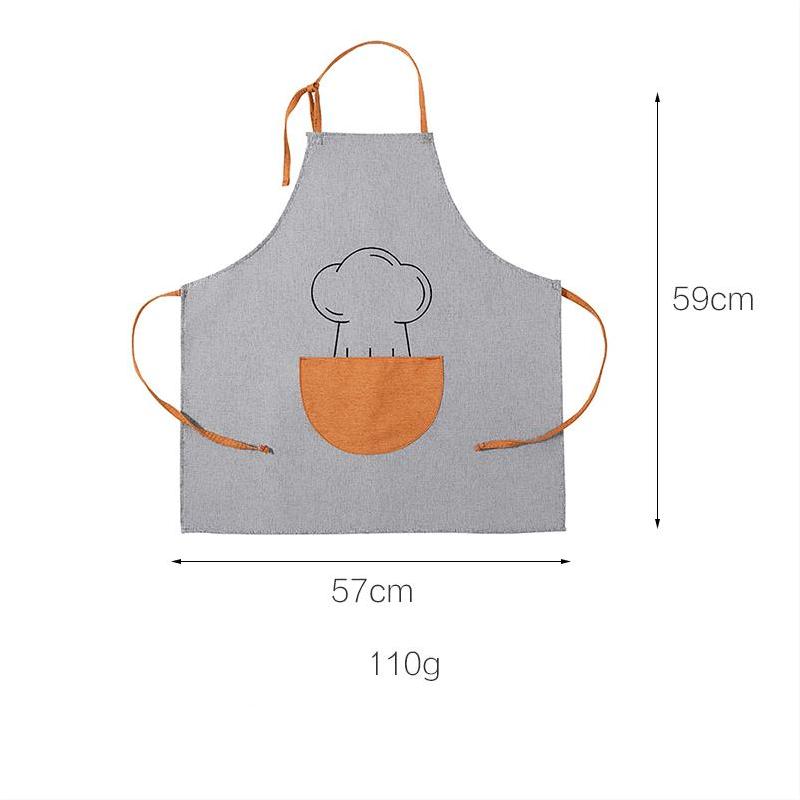 Waterproof Oil-Proof Kitchen Apron with Cartoon Japan Style - Multiple Colors