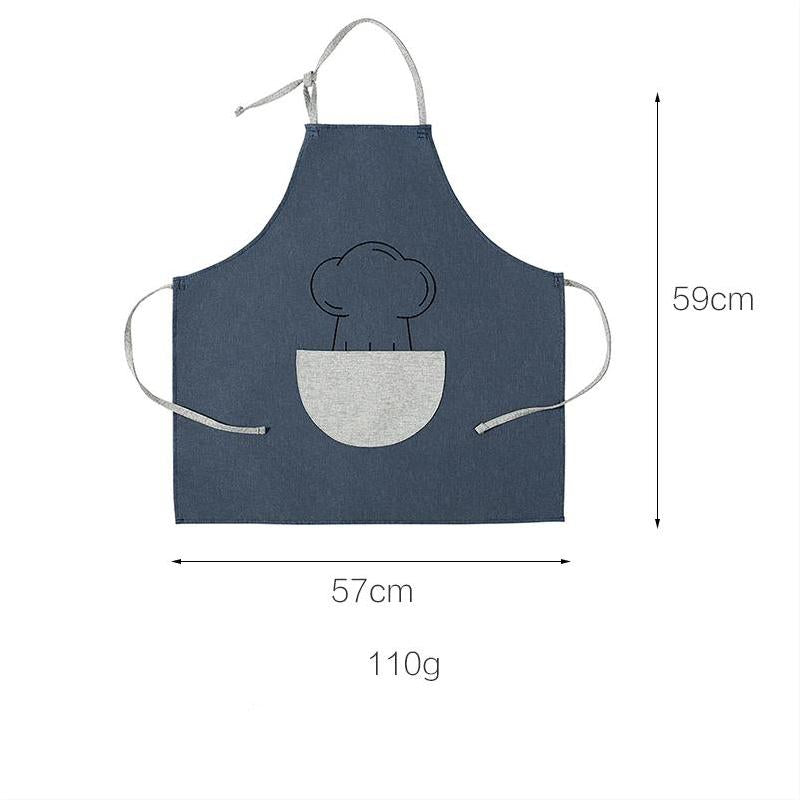 Waterproof Oil-Proof Kitchen Apron with Cartoon Japan Style - Multiple Colors