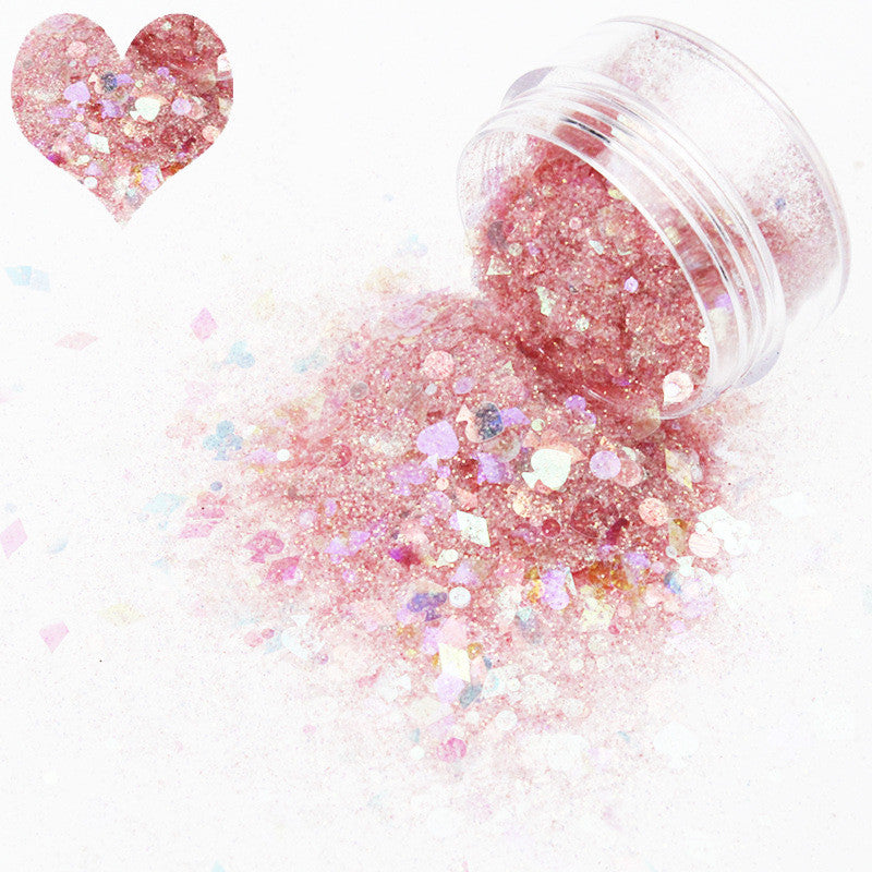 Colorful Sequins for Nail Art - Mixed Glitter Embellishments Set