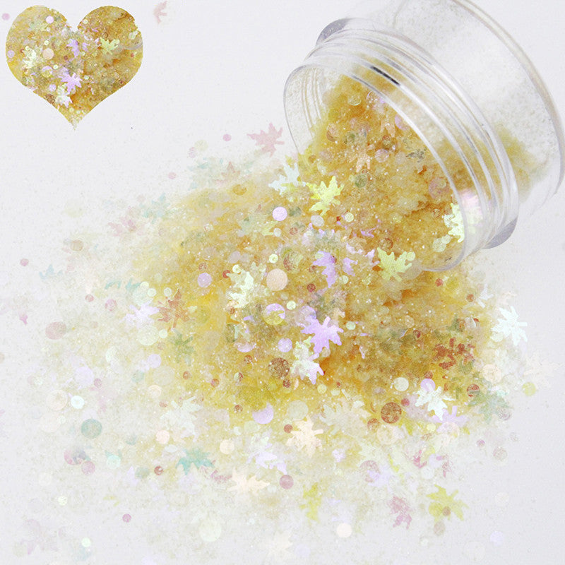 Colorful Sequins for Nail Art - Mixed Glitter Embellishments Set
