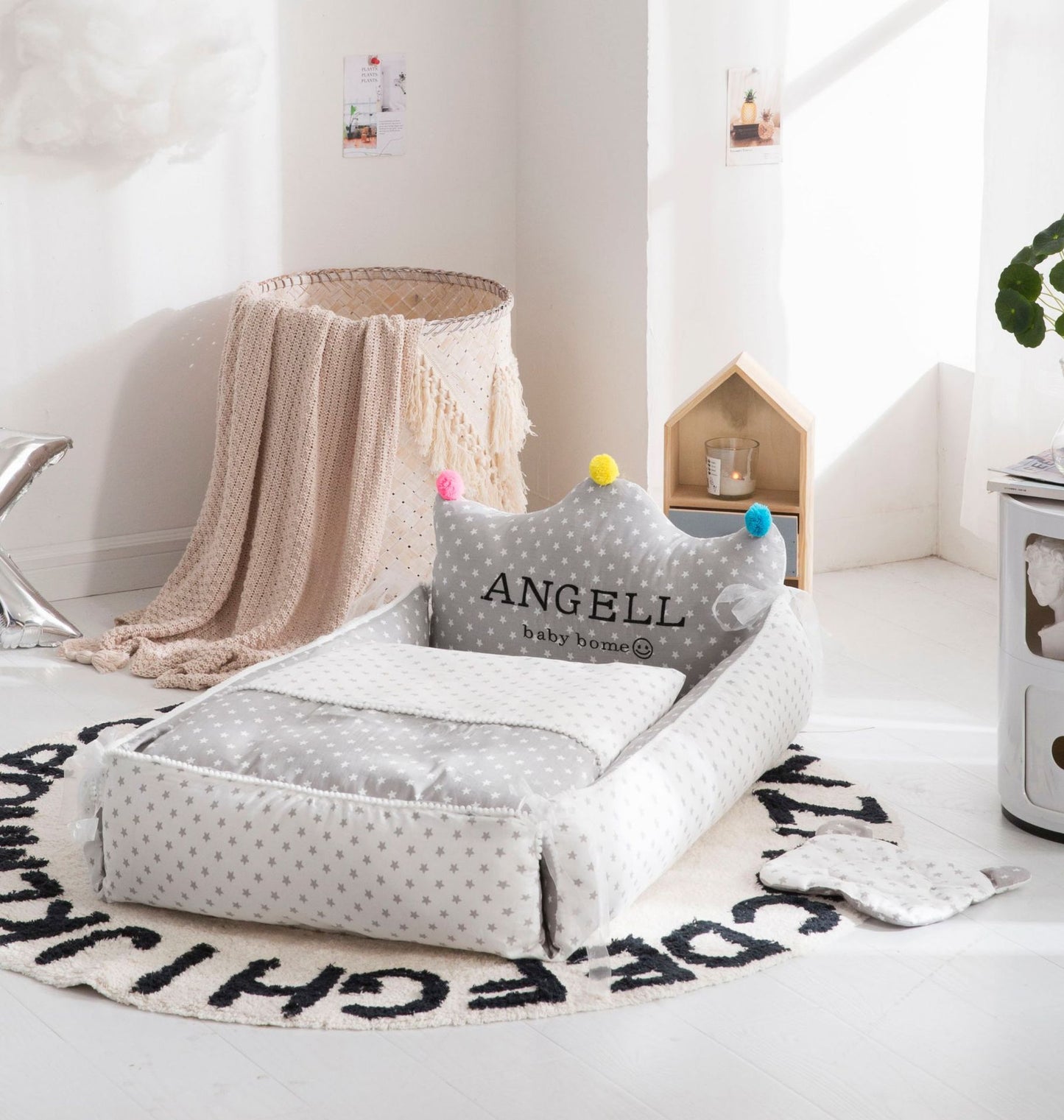 Portable Baby Bed Neonatal Uterine Bionic Crib - Washable & Adjustable Nursery