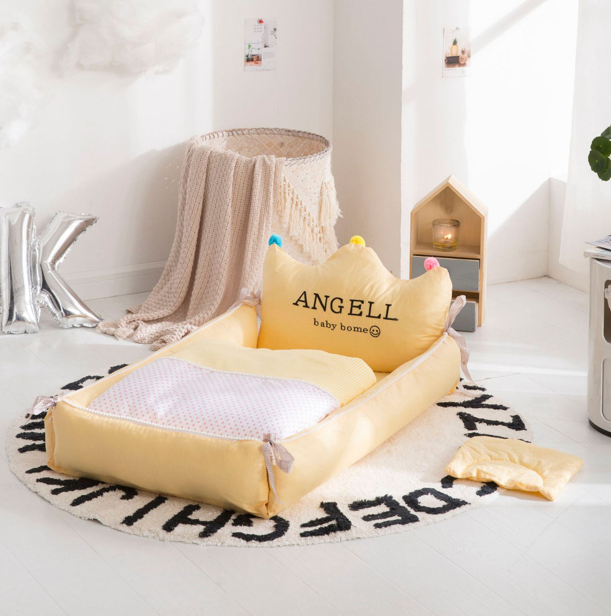 Portable Baby Bed Neonatal Uterine Bionic Crib - Washable & Adjustable Nursery