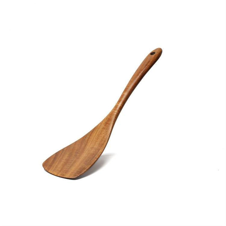 Wooden Spatula Set for Non-Stick Cookware - Acacia Kitchen Utensils