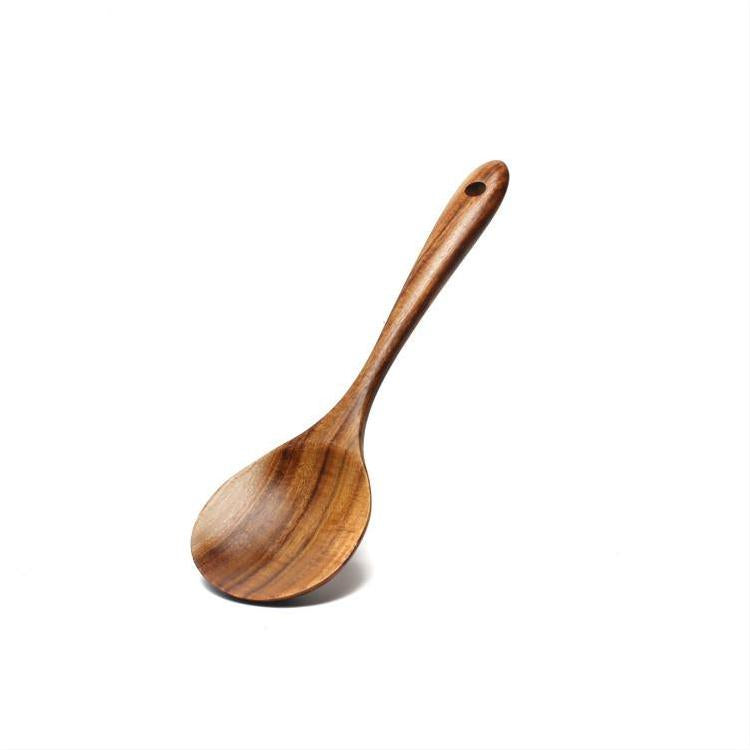 Wooden Spatula Set for Non-Stick Cookware - Acacia Kitchen Utensils