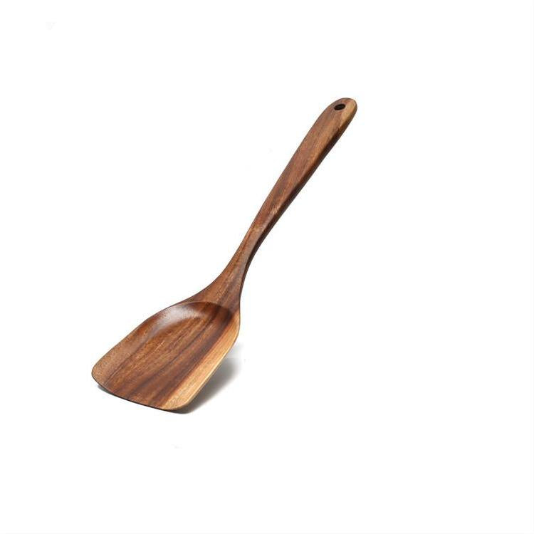 Wooden Spatula Set for Non-Stick Cookware - Acacia Kitchen Utensils