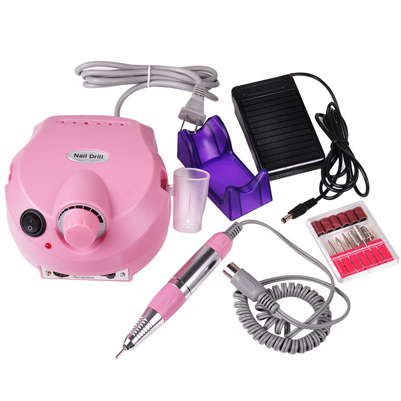 Electric Nail Polisher US-202 25000 RPM Pink