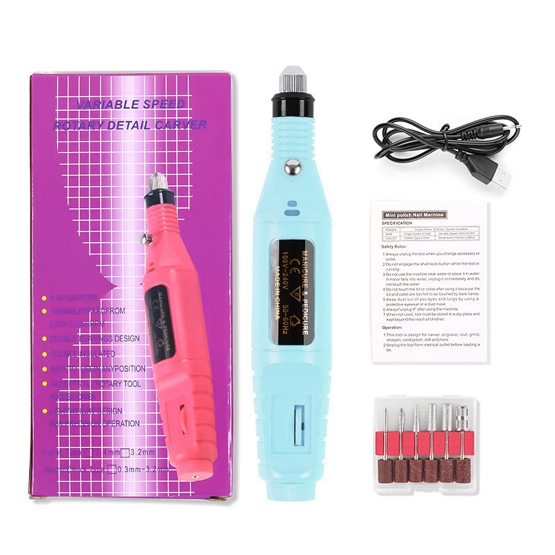 Electric Nail Polisher - Portable USB Powered