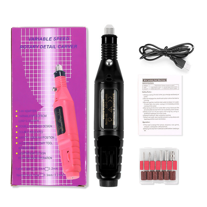 Electric Nail Polisher - Portable USB Powered